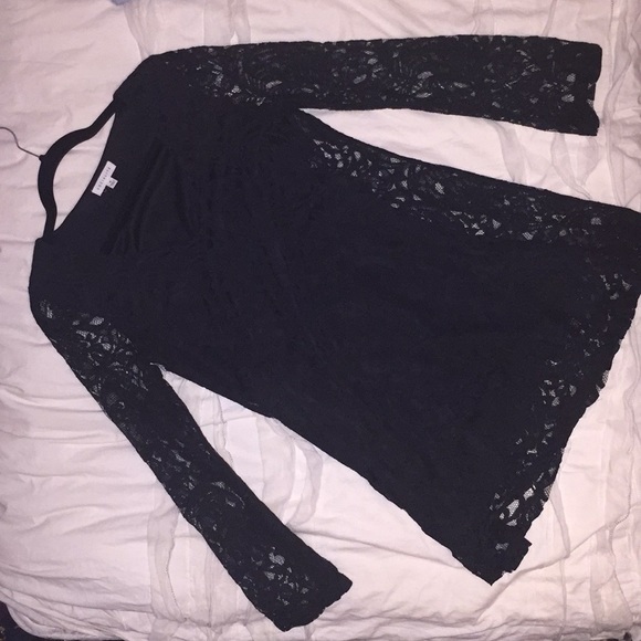 Tillys long sleeve black dress - Picture 1 of 4